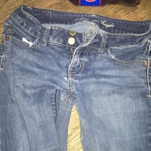 American eagle pants size 4 shorts size 0